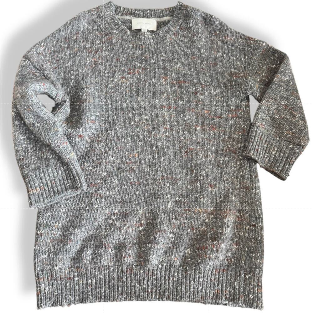 Brochu Walker Sweater silk alpaca wool blend oversized pullover crewneck sz S